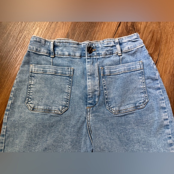 Bagatelle Jeans Womens Blue‎ Denim Wide-Leg High Waisted - Picture 7 of 12